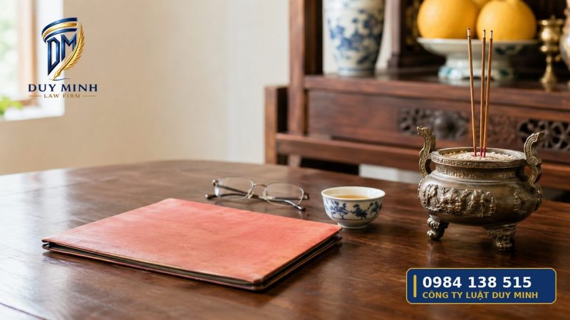 Hồ sơ, thủ tục liên quan đến di sản dùng vào việc thờ cúng quy định