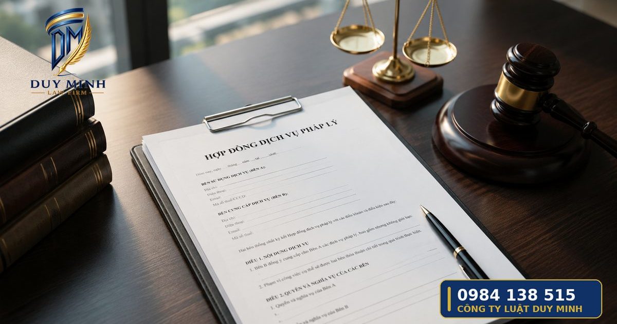 Mẫu hợp đồng dịch vụ pháp lý