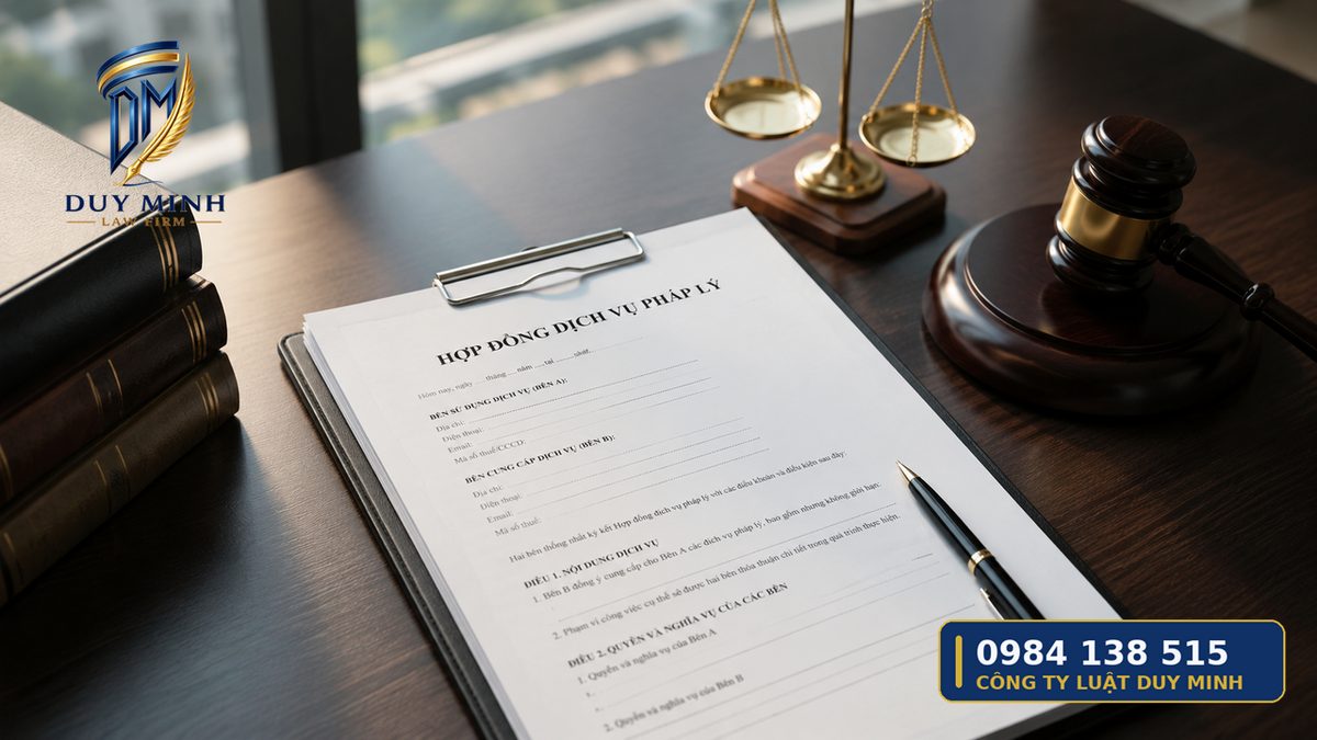 Mẫu hợp đồng dịch vụ pháp lý